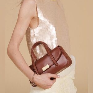 Zara Leather Shoulder Bag Limited Edition NWT